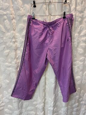 ❌SOLD❌2000s athleisure Adidas purple track capris